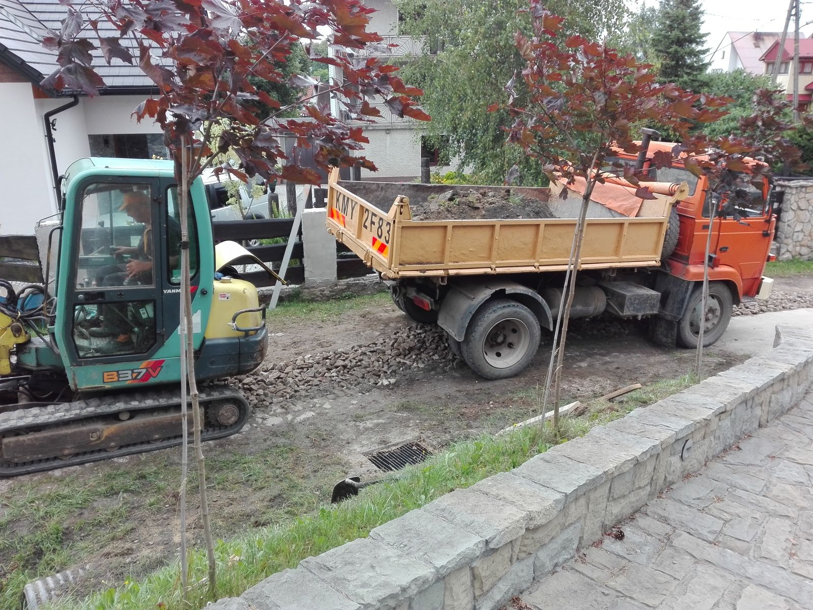 zdjęcie - wykonanie kanalizacji na ul. Górskiej