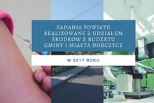 zadania powiatu realizowane z udziałem środków z budżetu gminy dobczyce