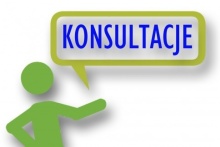 Napis: konsultacje
