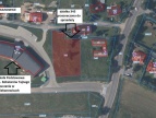 rzut działki nr 345 w Dziaknowicach