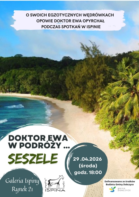 Doktor Ewa w podróży... Seszele -plakat