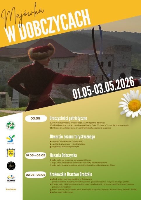 Majówka w Dobczycach - plakat