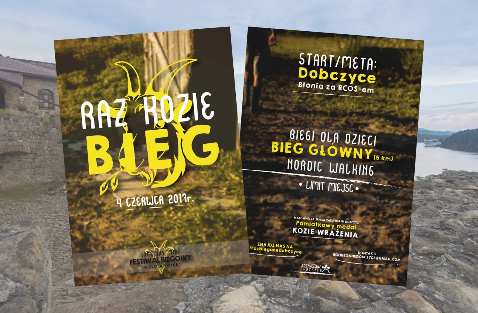 plakat - raz kozie bieg