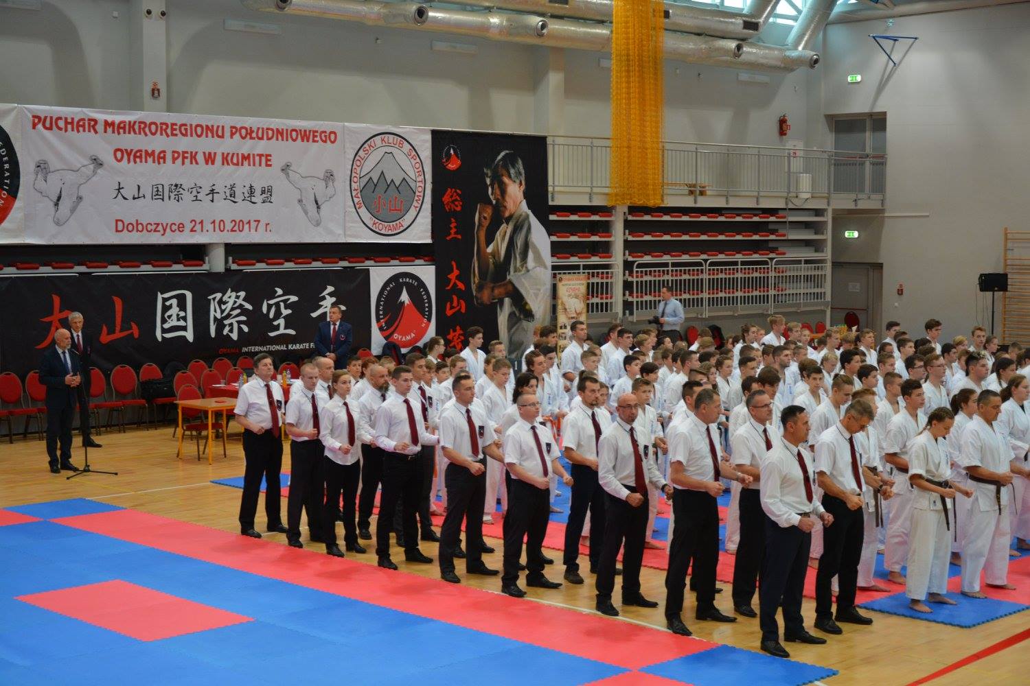 zawody o Puchar Makroregionu Południowego OYAMA PFK w Kumite - Dobczyce 2017