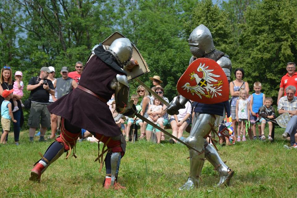 pokaz walk rycerskich na zamku w Dobczycach - 2 czerwca 2018