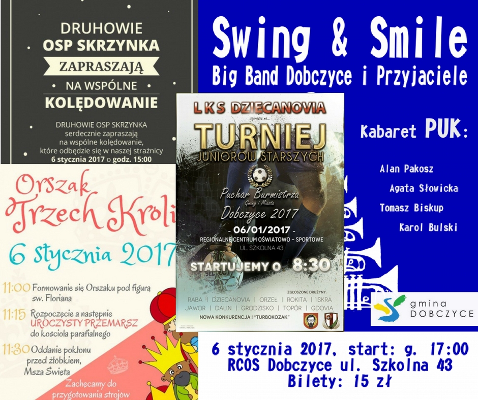 plakat - wydarzy się w 6 stycznia 2017 r.