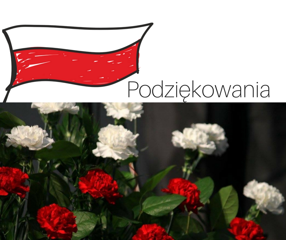 podziękowania