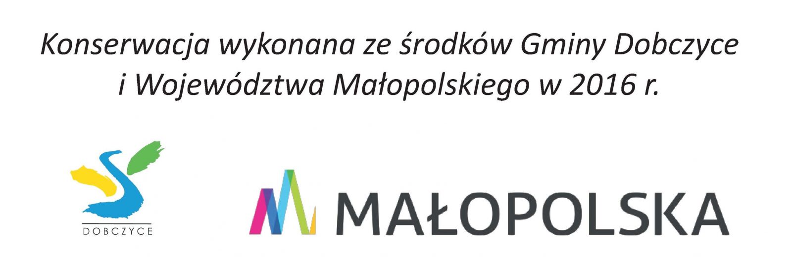 logo gminy Dobczyce i Małopolski
