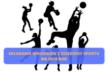 składanie wniosków z dziedziny sportu na 2018 rok