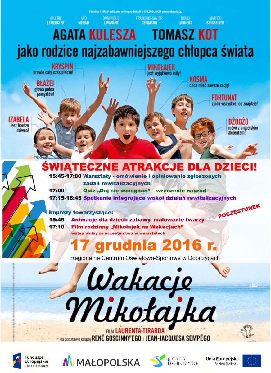 PLAKAT - KINO Wakacje Mikołajka