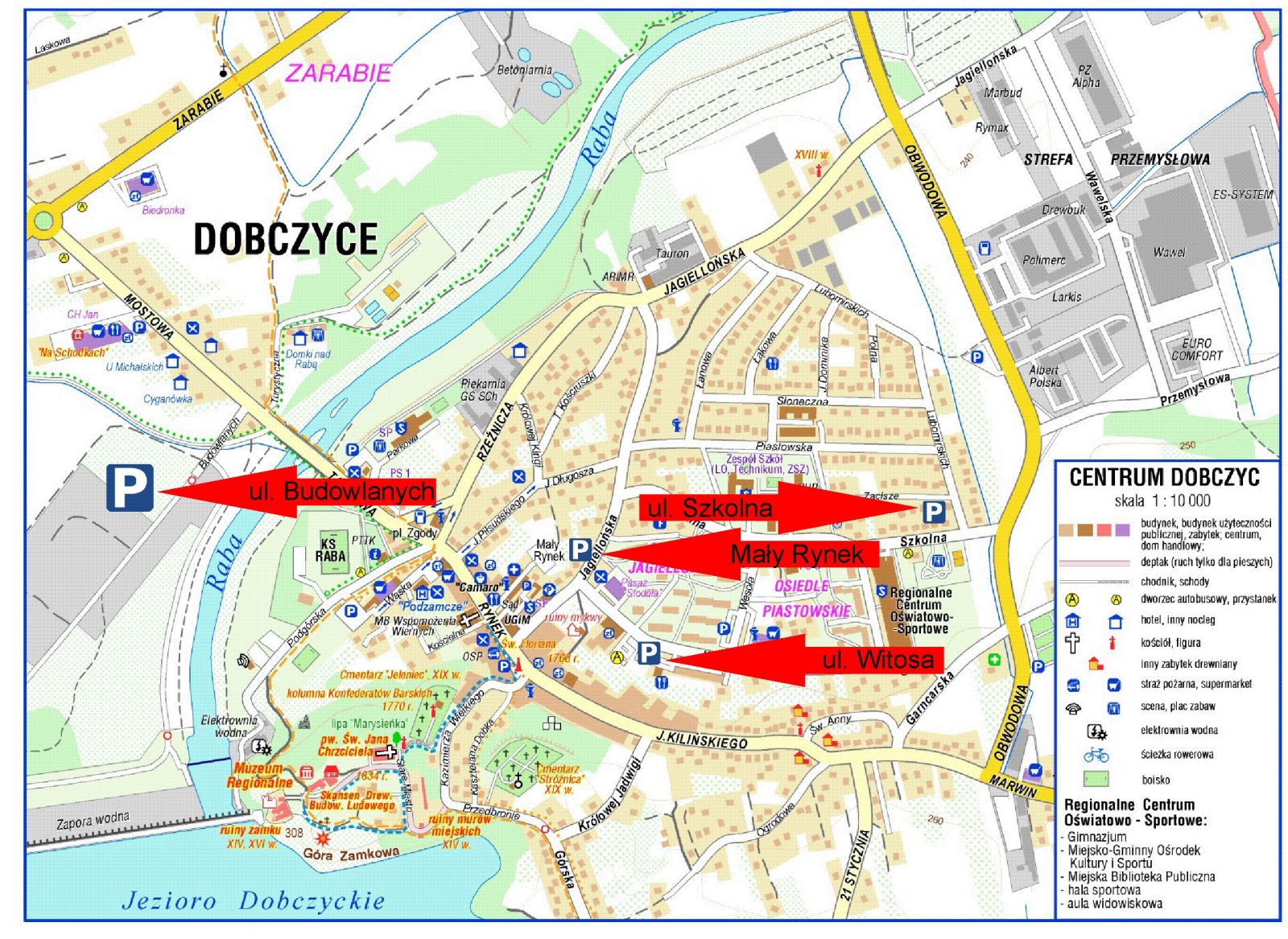 mapa parkingów