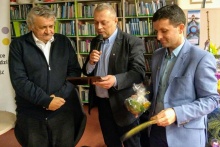 Spotkanie z Andrzejem Domagalskim - fot. Miejska Biblioteka Publiczna w Dobczycach 