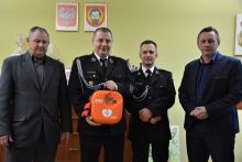Ochotnicza Straż Pożarna w Bieńkowicach otrzymała automatyczny defibrylator AED
