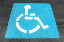 znak osoba z niepełnosprawnością