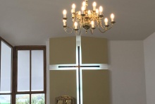 Kaplica z nowym oświetleniem