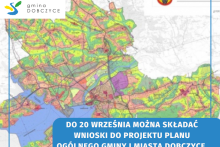 Do 20 września można składać wnioski do projektu Planu ogólnego gminy i miasta Dobczyce