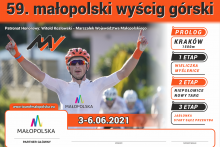 59. małopolski wyścig górski - plakat