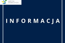 Grafika z napisem: informacja