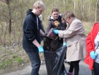 Wspólnie posprzątaliśmy teren pod zaporą w Dobczycach