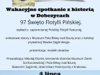 WAKACYJNE SPOTKANIE Z HISTORIĄ W BIBLIOTECE MIEJSKIEJ W DOBCZYCACH 