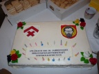 Tort przygotowany przez pana Jana Hartabusa na uroczystości jubileuszowe