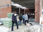 Wizyta w strefie przemysłowej w Dobczycach - nowy budynek piekarni "Złoty Kłos" 