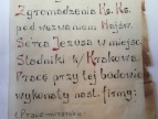 Podczas remontu wieży kościelnej w Stadnikach znaleziono kapsułę czasu, fot. Witold Uchman