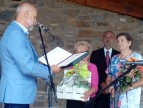 Wręczenie tytułu Honorowego Ambasadora Gminy i Miasta Dobczyce fot. Obec Sarisske Michalany fot. Obec Sarisske Michalany