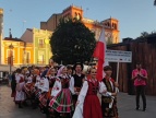Zespół Pieśni i Tańca Dobczyce podczas parady na festiwalu