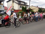 Rodzinny przejazd rowerowy ulicami Dobczyc, fot. TKKF Dobczyce