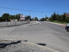 urywek nowo robionego chodnika 