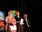 Jury festiwalu: od lewej Jolanta Ziemba, w środku Małgorzata Molendys, od prawej Piotr Gofroń 
