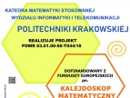 plakat - rekrutacja kalejdoskop matematyczny
