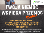 plakat - Twoja niemoc, wspiera przemoc