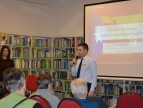 wykład dr Anny Dulskiej w Miejskiej Bibliotece Publicznej w Dobczycach