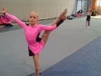 Młode gimnastyczki zadebiutowały w zawodach międzynarodowych