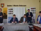 Podpisanie umów ze stowarzyszeniami z gminy Dobczyce