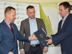 Podpisanie umów ze stowarzyszeniami z gminy Dobczyce