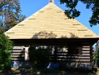 Wymiana gontu w skansenie w Wygiełzowie