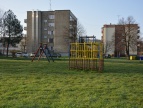 Obecny plac zabaw na osiedlu Jagiellońskim
