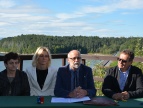 podpisanie umowy - budowa kładki łączącej Wzgórze Zamkowe z koroną zapory