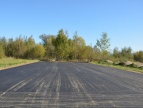 Asfaltowa nawierzchnia pod skatepark