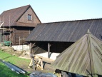 Prace w skansenie w ramach projektu Skansenova