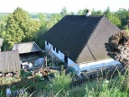 Prace w skansenie w ramach projektu Skansenova