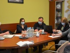 spotkanie w sprawie organizacji punktu szczepień powszechnych w Dobczycach