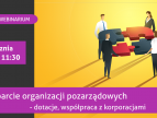 plakat promujący webinarium dla organizacji pozarządowych