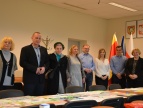 Jury rozstrzygające konkurs plastyczny "Przyjazna Strefa"