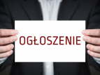 ogłoszenie