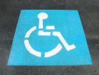 znak osoba z niepełnosprawnością