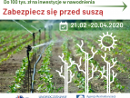 Zabezpiecz gospodarstwo przed suszą, złóż wniosek o dotację